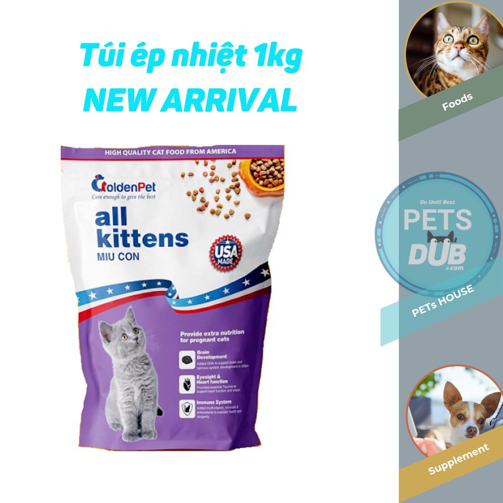 TÚI (TÁCH CHUẨN 1KG) CÁC HÃNG ROYAL, CATSRANG, CAT'S EYE, Hạt Ý MORANDO THỨC ĂN CHO MÈO MẸ & MÈO CON TẬP ĂN (PETs dub)