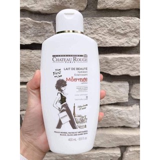 Dưỡng kích trắng da Chateau Rouge Paris 400ml - Pháp