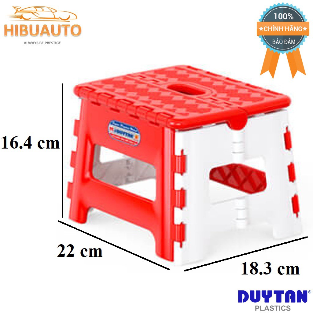 Lô 3 Ghế Nhựa Mini Xếp Duy Tân Chất Lượng Cao (22 x 18.3 x 16.4 cm) No.945