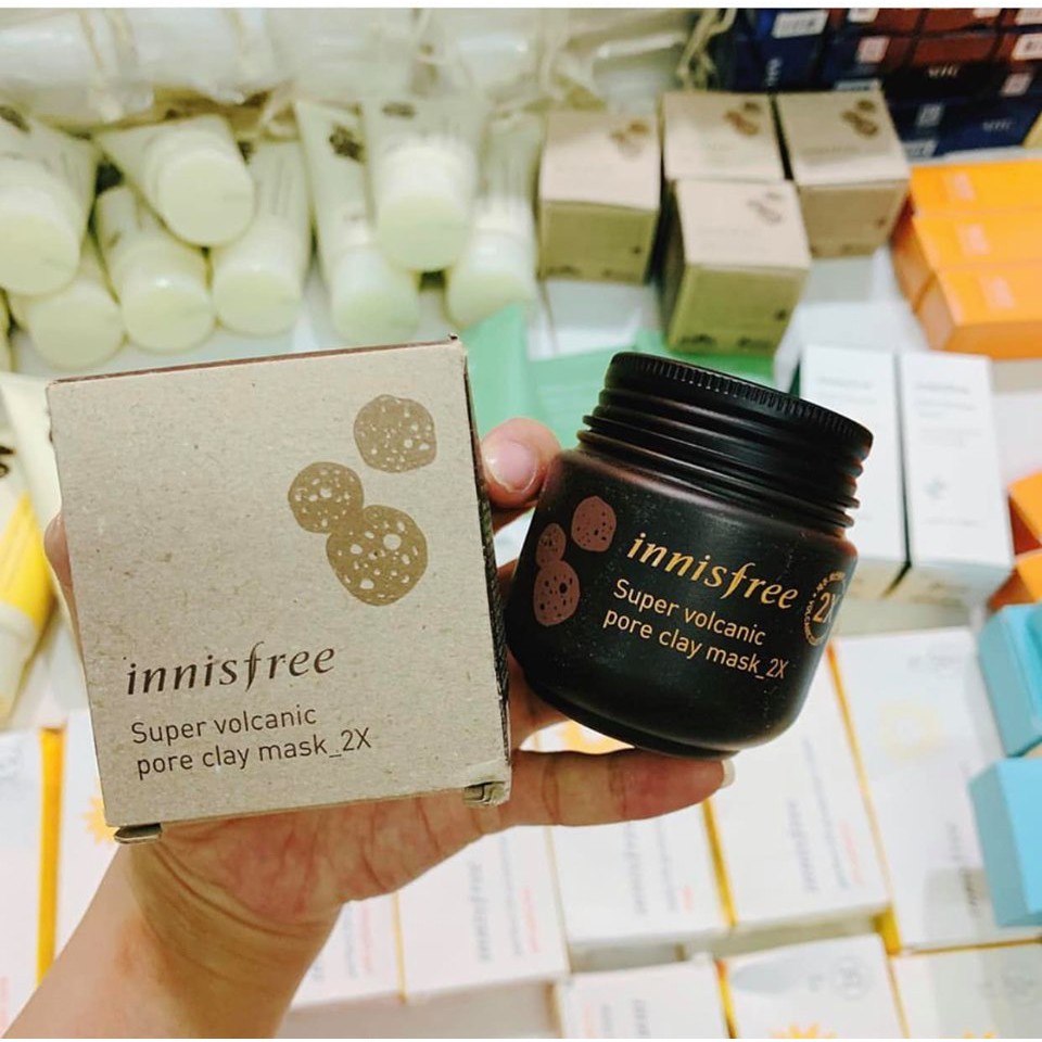 🌿🌿Mặt Nạ tro núi lửa Innisfree Super Volcanic Pore Clay Mask 2X