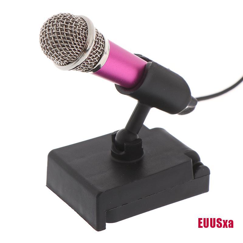 Micro Hát Karaoke Mini Giắc Cắm 3.5mm Cho Điện Thoại Pc