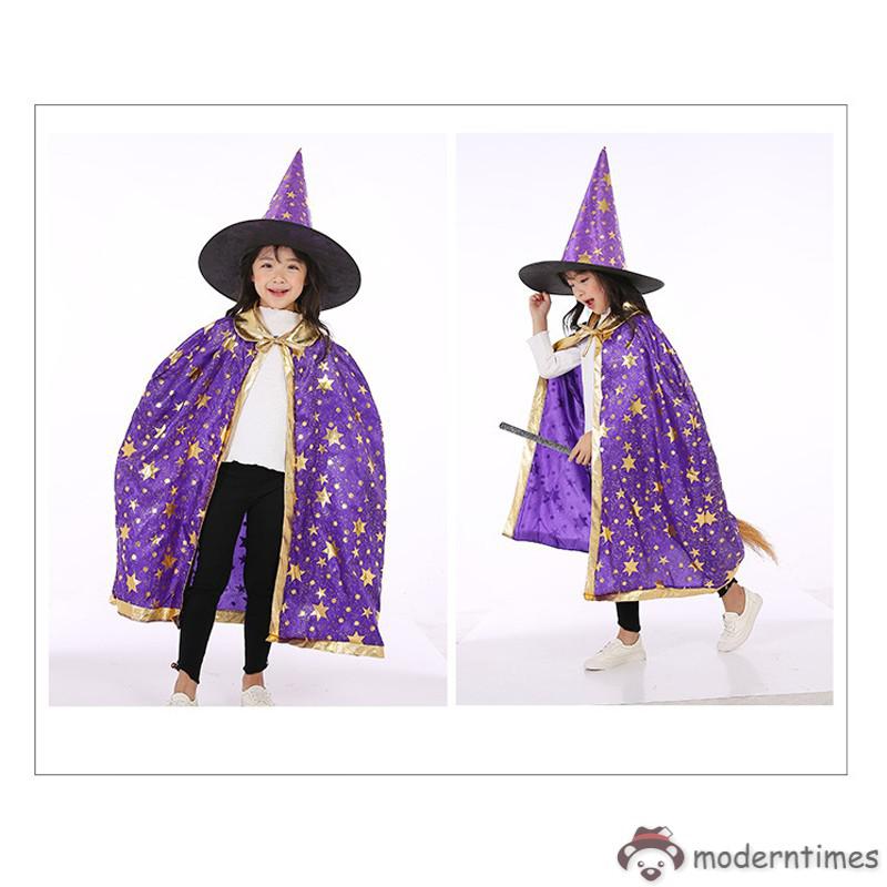 Bộ trang phục hóa trang phù thủy dự tiệc halloween dành cho BÉ.