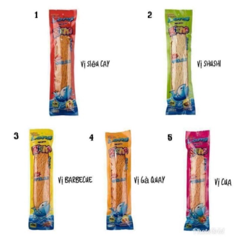 KHÔ CÁ SỢI THÁI LAN [GÓI BỰ CHÀ BÁ][HÀNG THÁI] KHÔ CÁ SẤY SỢI SUPER LONG FISH SNACK RICHO THAILAND