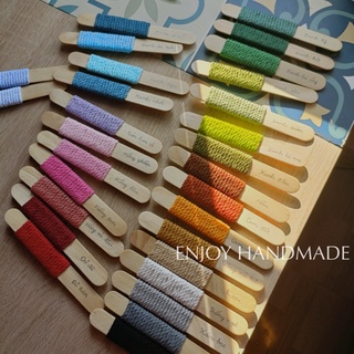 1m Dây thừng 3mm macrame cotton 3 xoắn