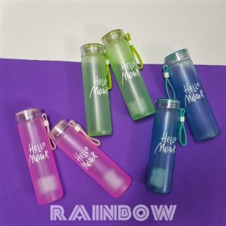 Bình nước thủy tinh hello master 480ml
