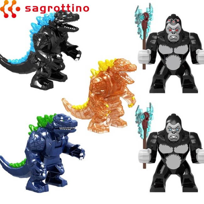 Hog King Kong vs. Mô Hình Lego Godzilla KF1506-1507 Chất Lượng Cao