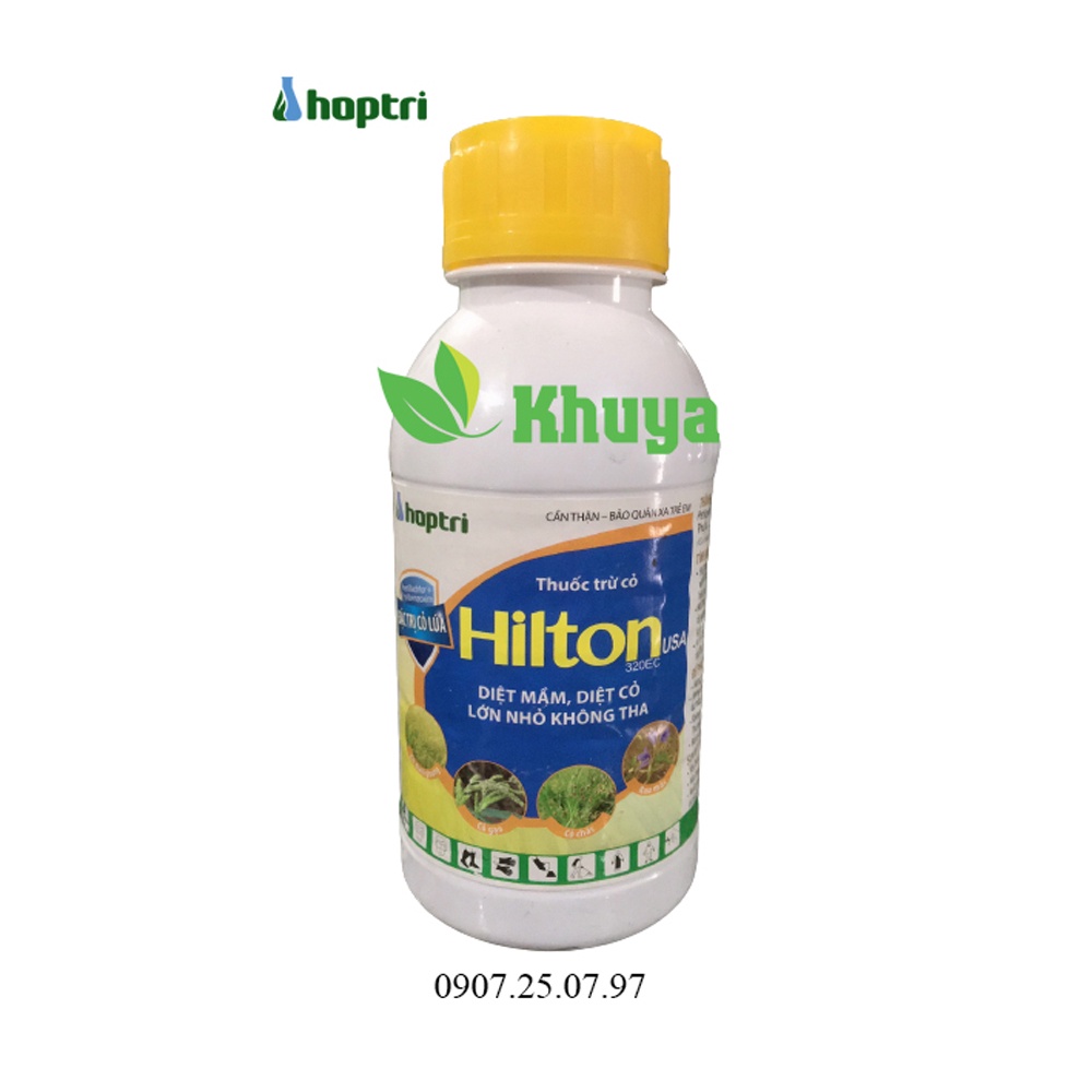 Thuốc Trừ Cỏ Hợp Trí Hilton USA 320EC 500ml Diêt Mầm - Diệt Cỏ Lớn Nhỏ