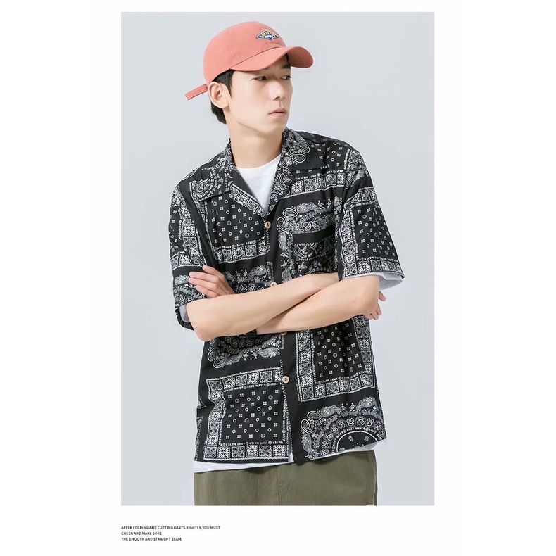 Áo Sơ Mi Ngắn Tay Phong Cách Nhật Bản Dành Cho Cả Nam Và Nữ