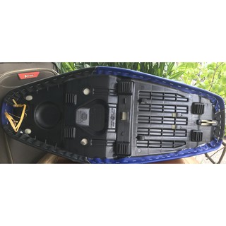 Yên xe Wave kiểu Monter Viền Xanh