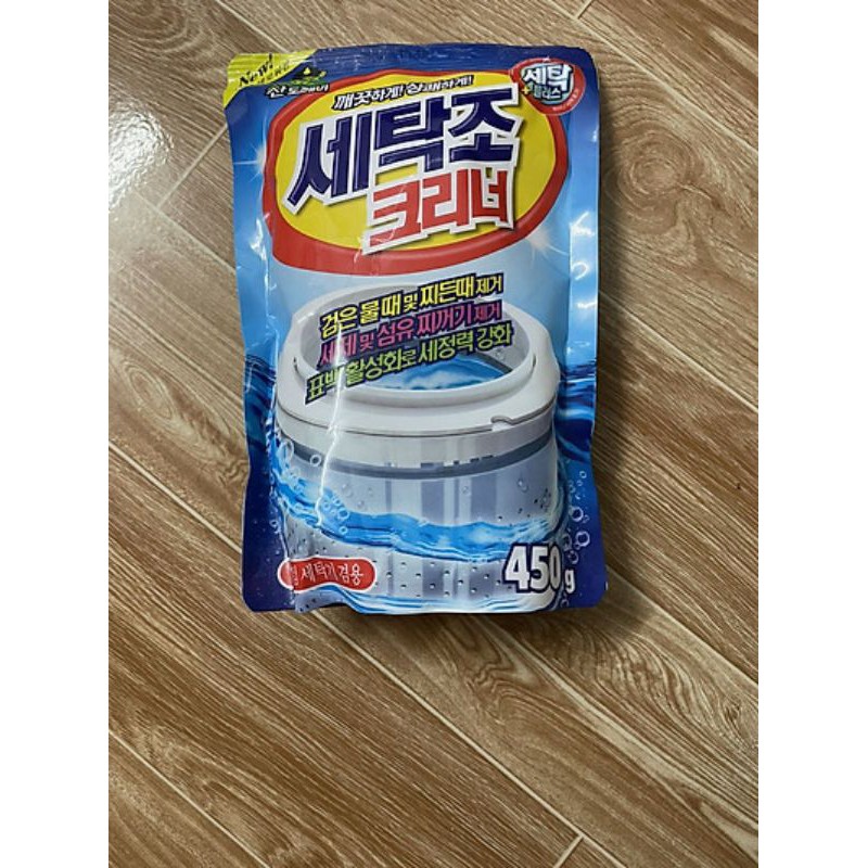 Gói bột tẩy vệ sinh lồng máy giặt 450g Korea