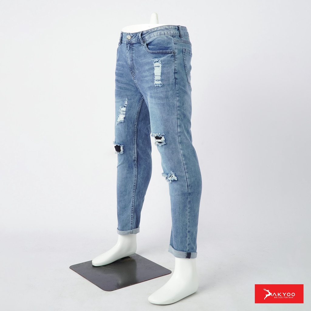 Quần Jean Nam Bigsize Cỡ Lớn 80-140kg AKYOO - QJA8