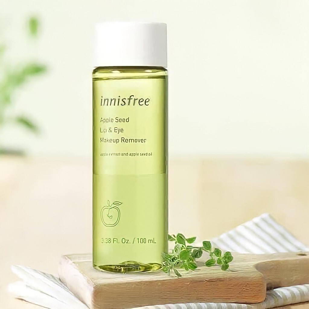 TẨY TRANG INNISFREE APPLE SEED LIP & EYE MAKEUP REMOVER 100ML (MÃ MỚI)