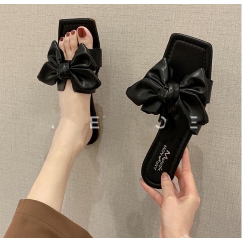 Dép bệt bigsize bảng nơ to35-43 hình thật kèm clip