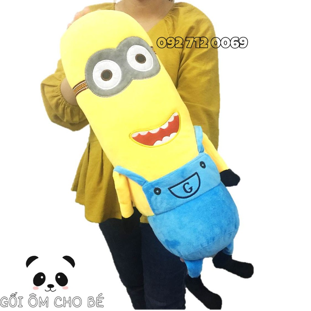 [GỐI ÔM CHO BÉ] MINION NHỒI 100% GÒN VẢI NHUNG CAO CẤP