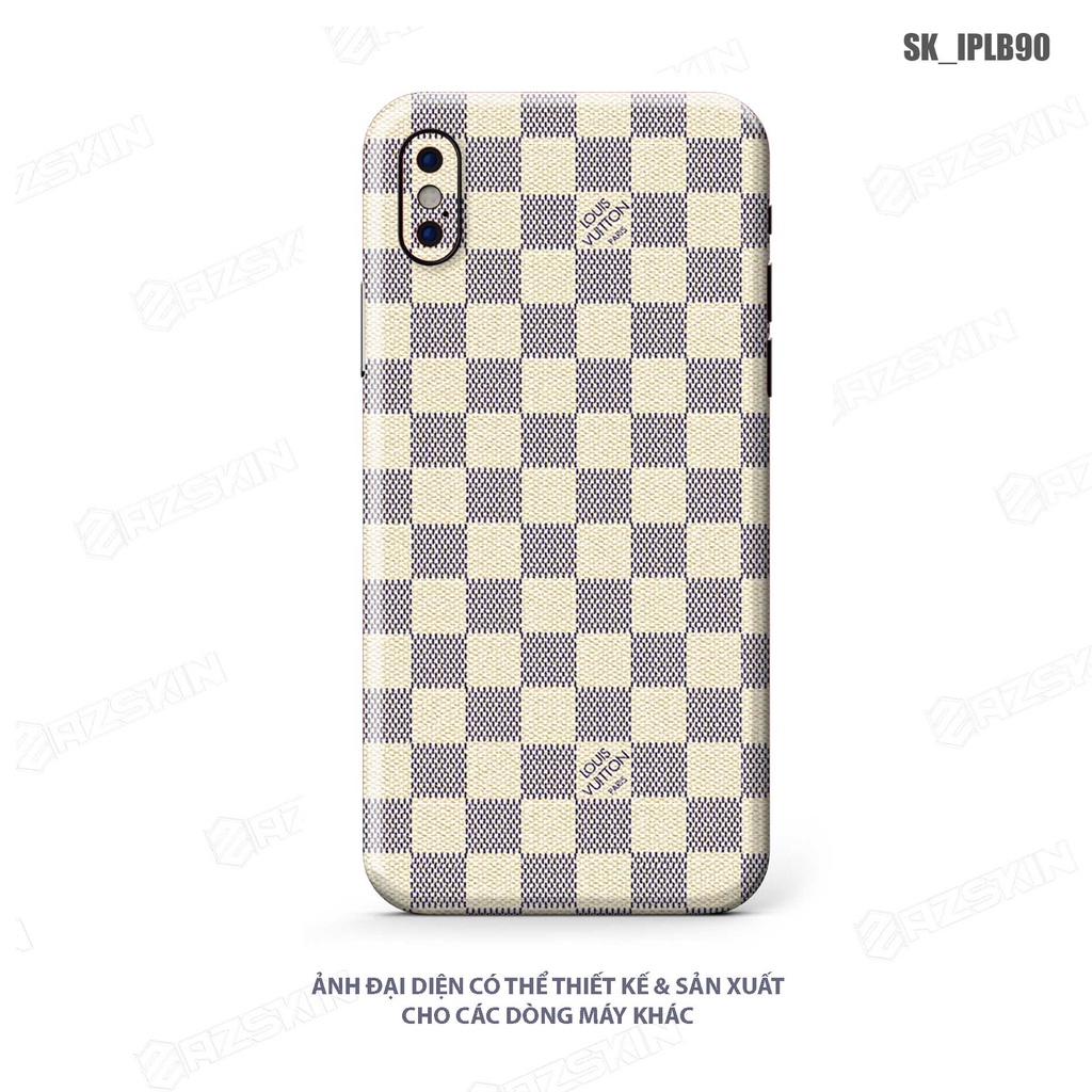 Miếng Dán Skin Luois Vuitton Điện Thoại IP 7/14 Pro Max |SK_IPLB90| Chất Liệu 3M Cao Cấp, Khuôn Cắt CNC, Dễ Dán Tại Nhà