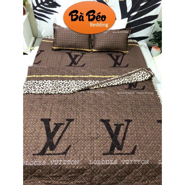 Trọn Bộ 5 Món Chăn Ga Gối Cotton Poly Hè Thu, Set Chăn Hè Ga Gối, Bộ Chăn Ga Gối Cotton Hoạ Tiết Sinh Động Đủ Kích Thước