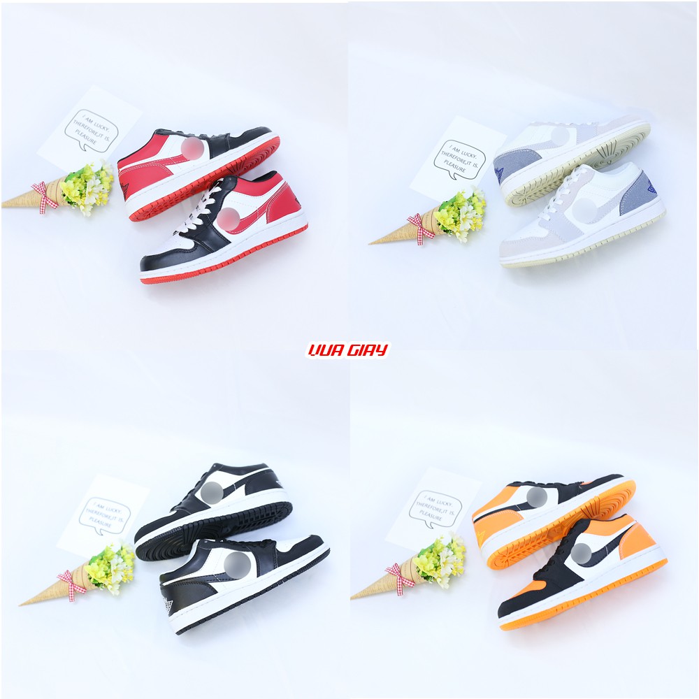 [Mã FAGREEN245 giảm tới 30K đơn 99K] Giày Thể Thao Jodan Thấp cổ Các Màu Nam Nữ