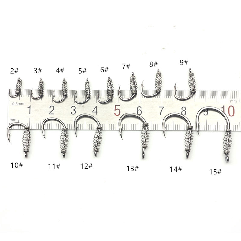 Set 10 lưỡi câu cá kích thước 2 đến 15