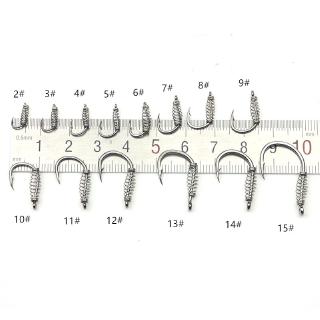Set 10 lưỡi câu cá kích thước 2 đến 15