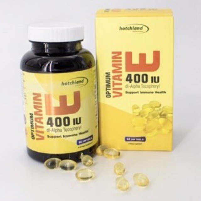 Optimum vitamin E 400 IU - Bổ sung vitamin E cho cơ thể, Hỗ trợ hạn chế quá trình oxi hóa