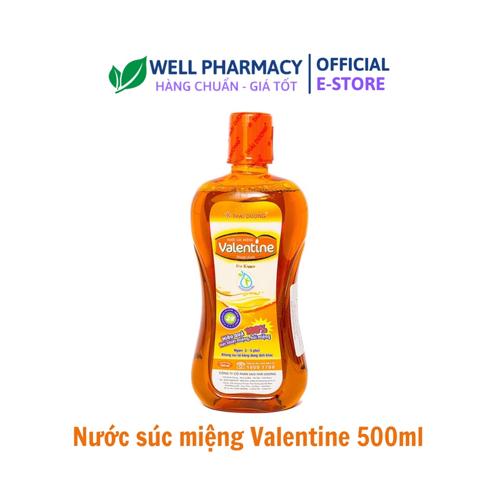 NƯỚC SÚC MIỆNG VALENTINE 500ml