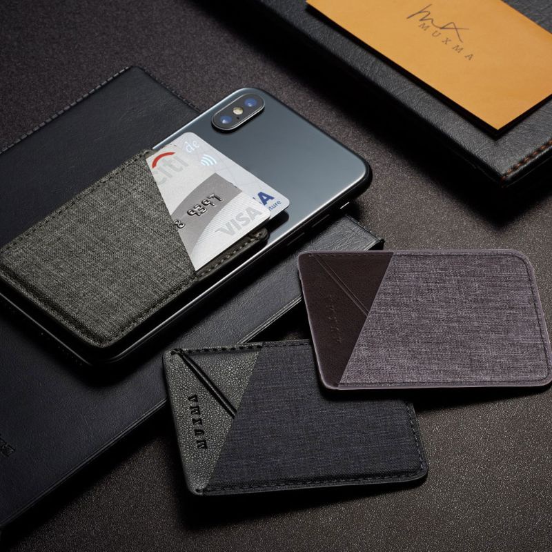 Ví Đựng Thẻ ID Bằng Vải Canvas Siêu Mỏng