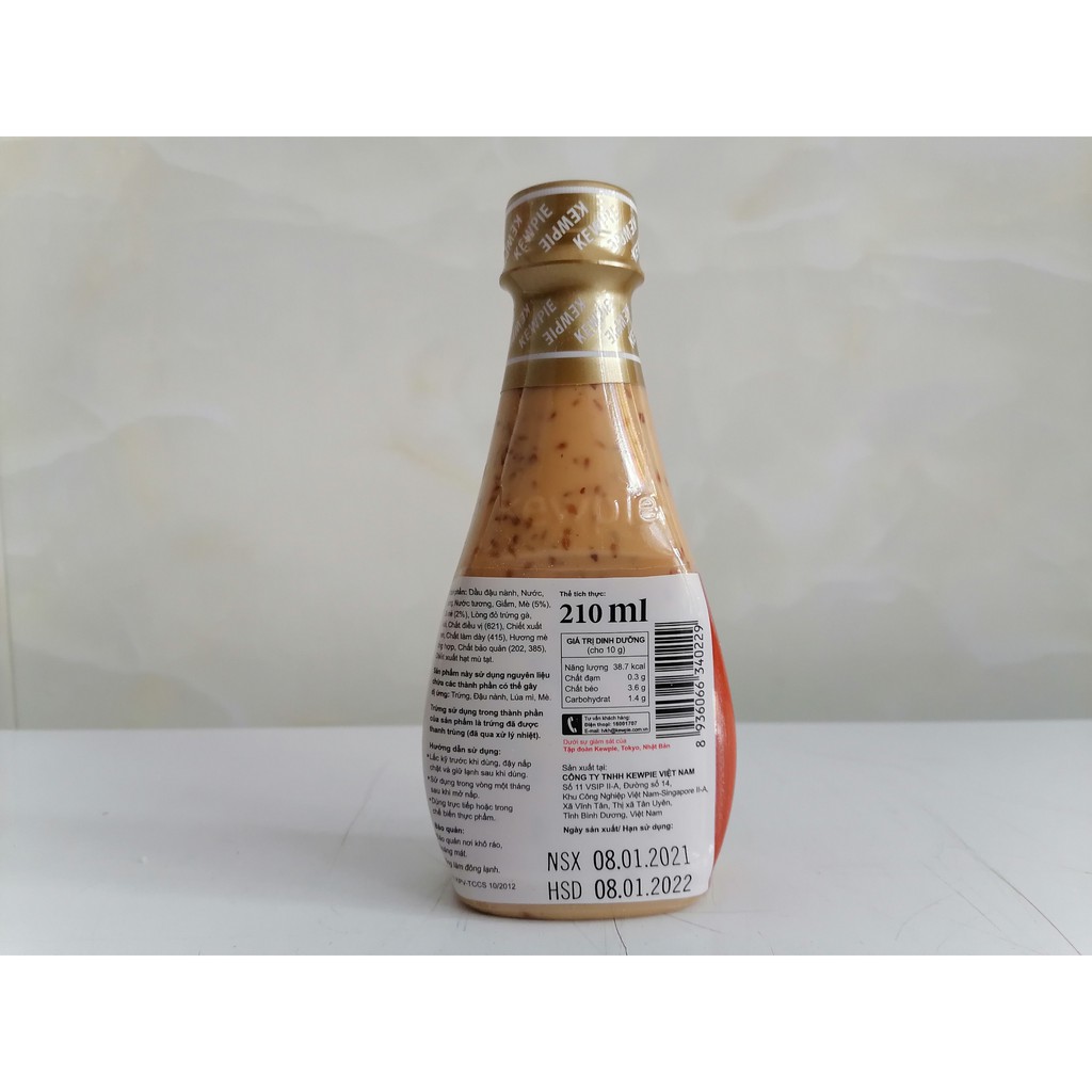 [Chai 210ml] XỐT MÈ RANG [VN] KEWPIE Dressing Roasted Sesame Sauce