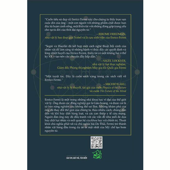 Sách - Giáo Hoàng Vật Lý - Enrico Fermi Và Sự Ra Đời Của Thời Đại Nguyên Tử | BigBuy360 - bigbuy360.vn