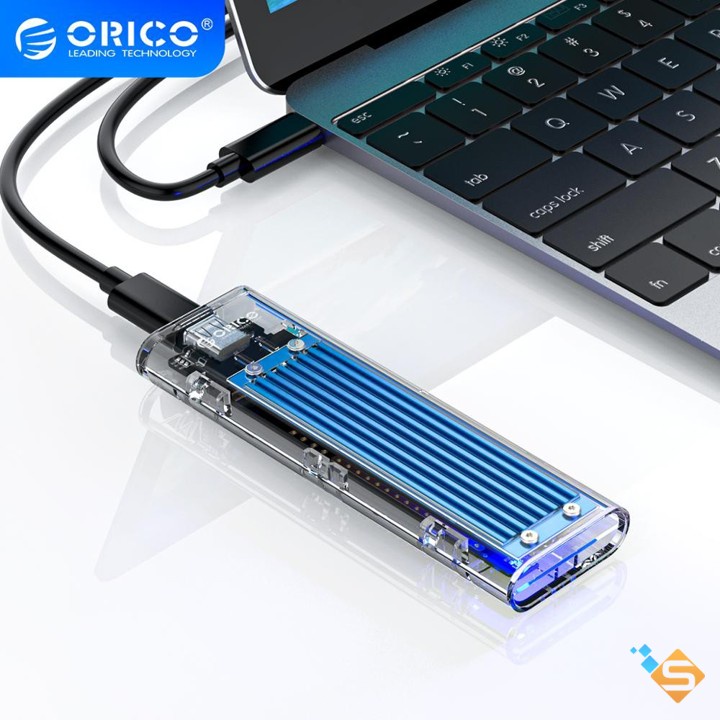 Box Ổ Cứng ORICO Chuyển M.2 PCie sang USB 3.1 TCM2-C3 Tốc Độ 10Gbps - Bảo Hành Chính Hãng 12 Tháng