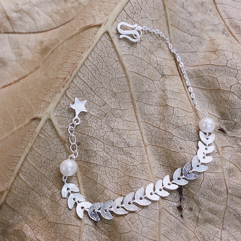 Lắc tay nữ Bạc ta Hot , sáng bóng , giá rẻ - Vàng bạc Khải Khải