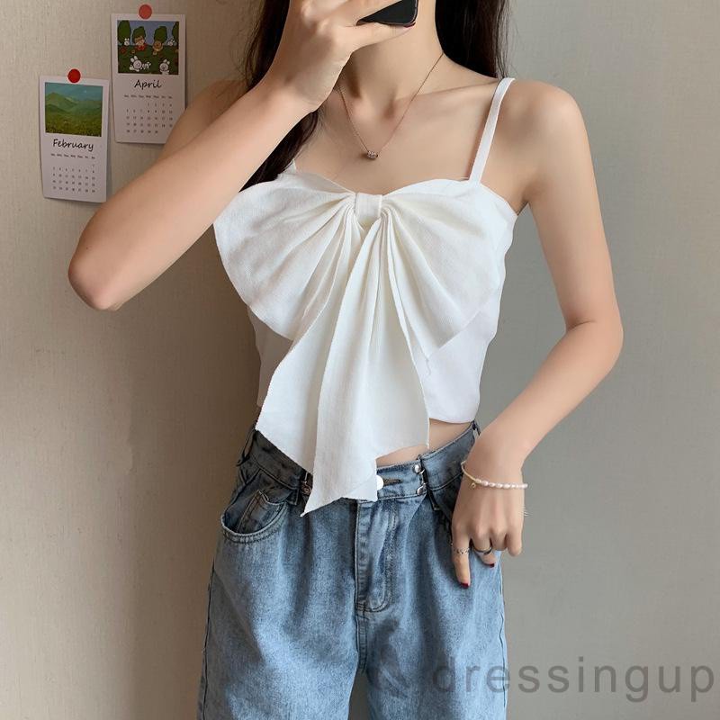 Áo Croptop Hai Dây Màu Sắc Đơn Giản Cho Nữ | BigBuy360 - bigbuy360.vn