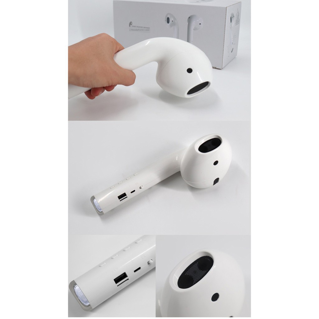 ( Siêu Hot) Loa Bluetooth hình tai nghe Apple Airpod Pro Siêu To Khổng Lồ