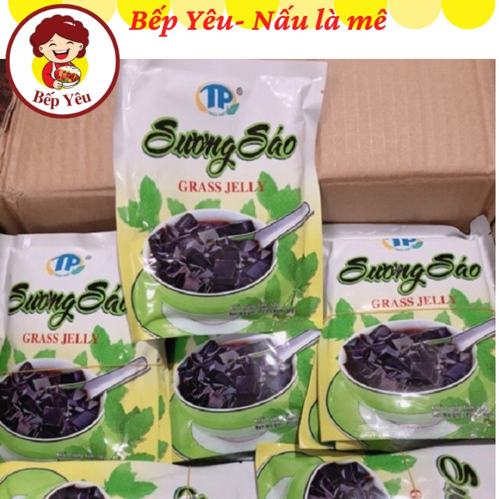 Bột Sương Sáo Đen, Trắng Grass Jelly Thuận Phát Gói 50g