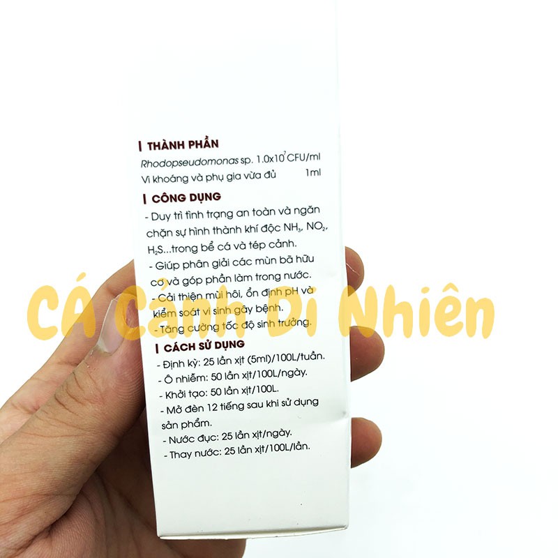 Vi sinh quang dưỡng PSB KOIKA 105ML - Vi Khuẩn Quang Hợp cho hồ cá