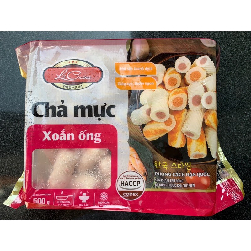 Chả Mực Xoắn Ống