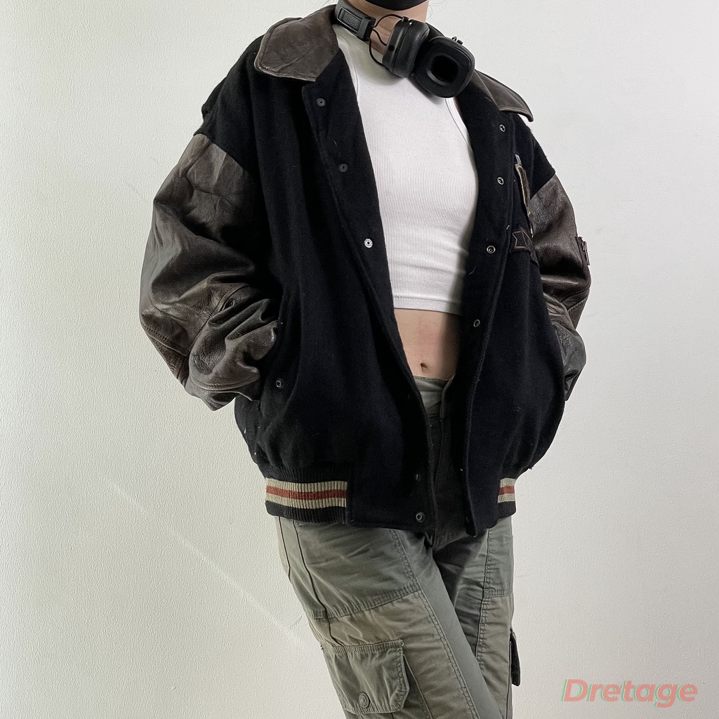 ÁO KHOÁC BÓNG CHÀY VARSITY JACKET MCGREGOR VINTAGE 90'S