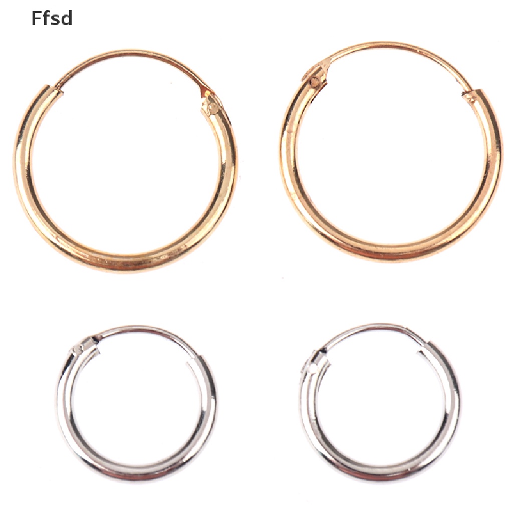 Set 3 Đôi Bông Tai Hình Tròn Nhỏ Đơn Giản Thời Trang Cho Nữ * Nóng