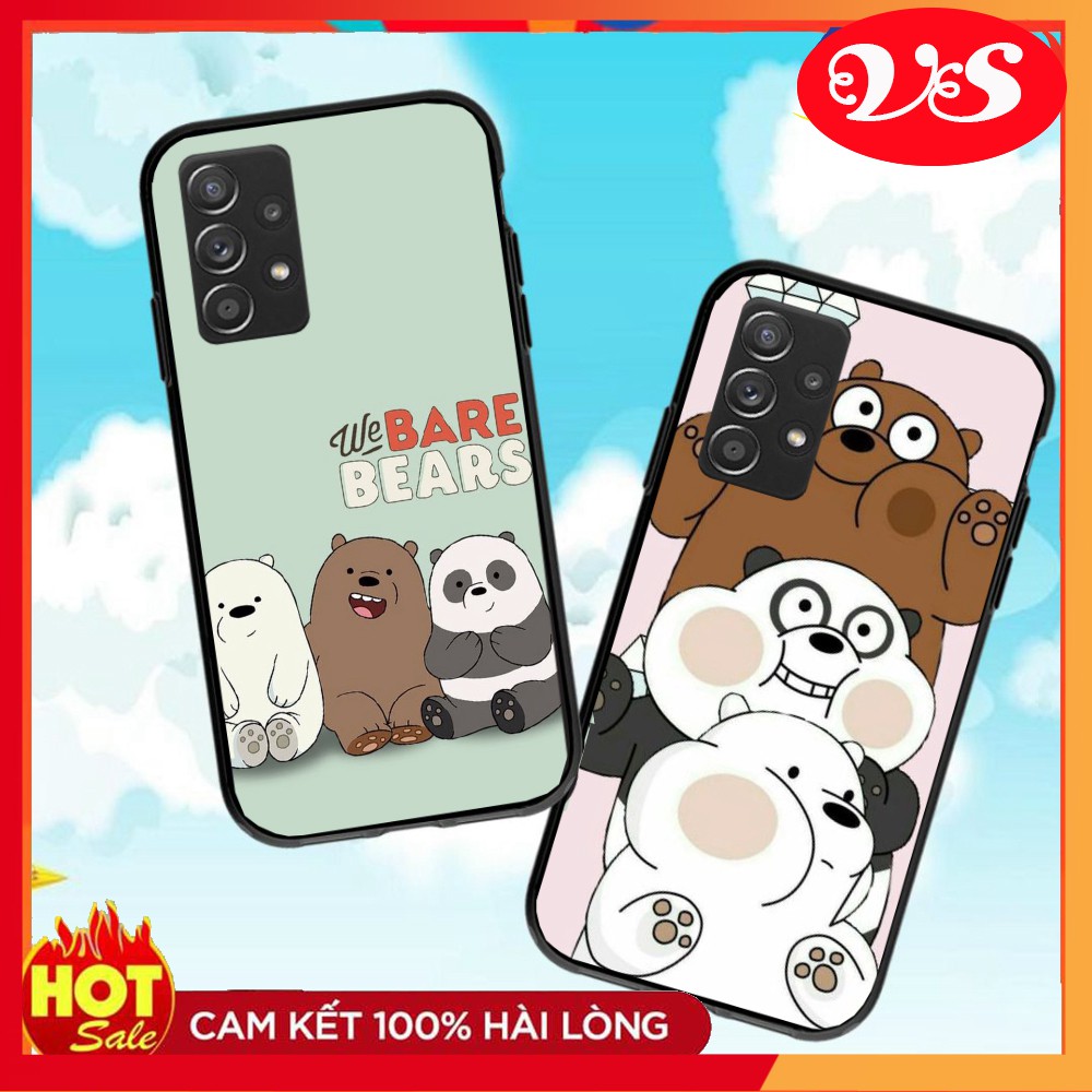 Ốp lưng Samsung Galaxy A01 / A02S / A12 / A21S / A32 /A52 / A72 hình Chúng Ta là Gấu Bear 02