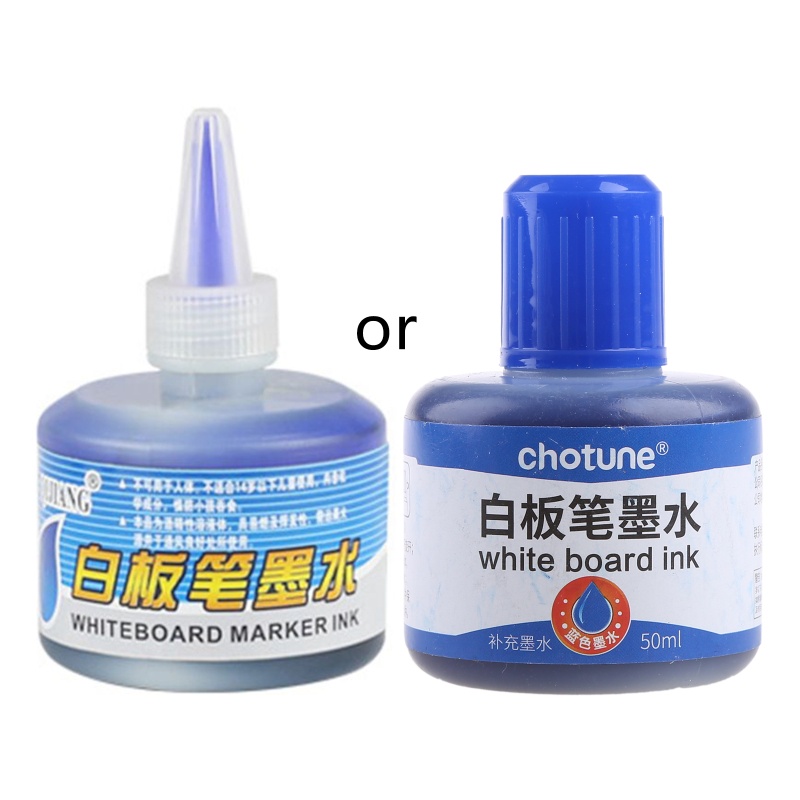 1 Lọ Mực 50ml 3 Màu Đỏ/Xanh/Đen Chuyên Dụng Cho Bút Lông
