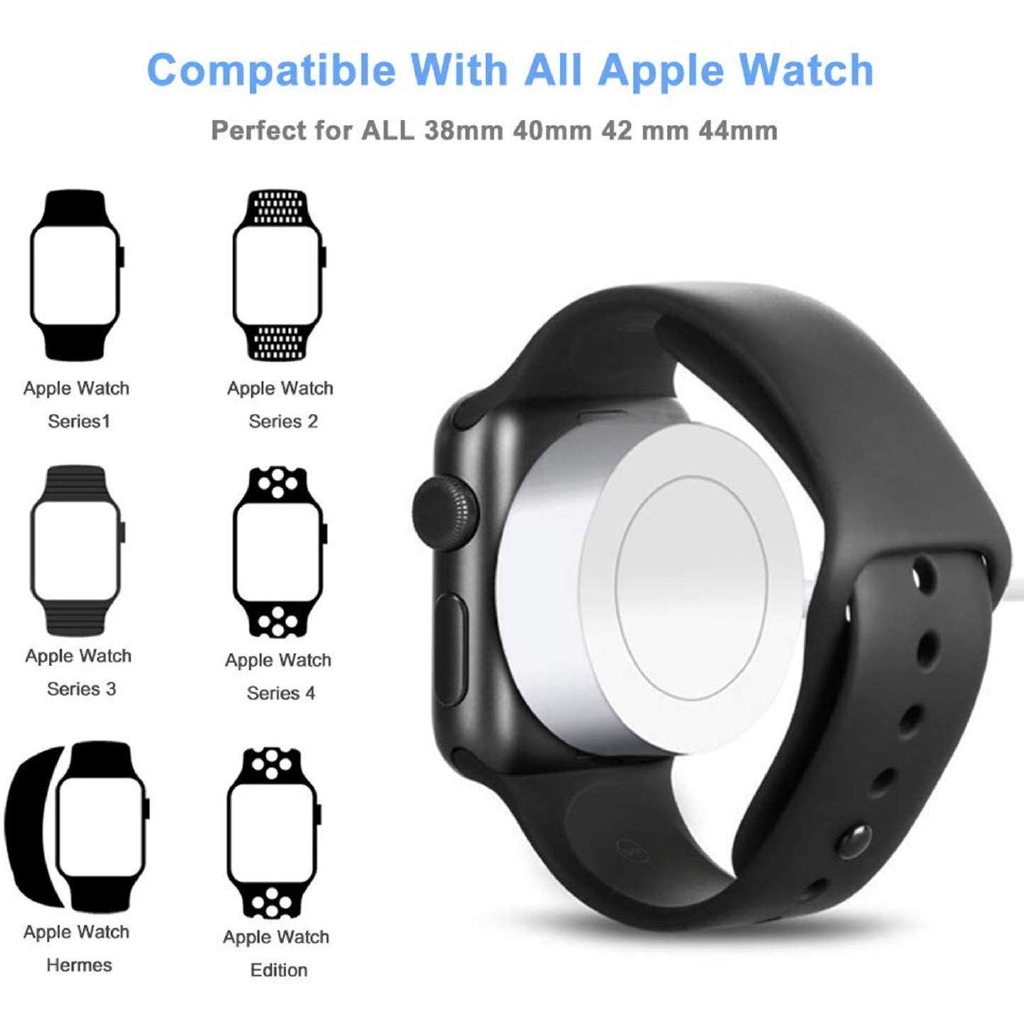 Apple Watch iWatch Series 6 5 4 3 2 1 Bộ sạc MFI CARE được chứng nhận Cáp sạc di động từ tính