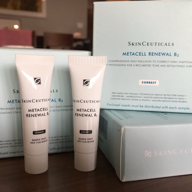 Tinh chất dưỡng da Skinceuticals Metacell Renewal B3 dưỡng da giảm viêm sample 4ml bản Mỹ