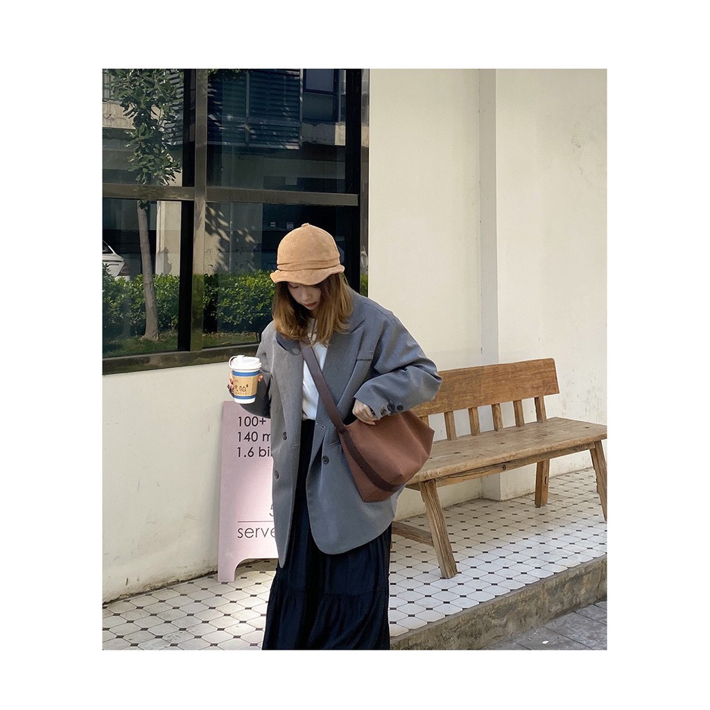 [Mã WAMT2405 giảm 10k đơn 0k] Túi Đeo Chéo Chất Da Lộn Size To phong cách streetwear 2021 | BigBuy360 - bigbuy360.vn