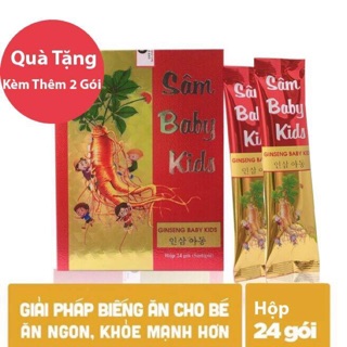 [Giải pháp cho trẻ biếng ăn] Sâm Baybi Kids- Bé ăn ngon, ngủ tốt, tăng cân đều
