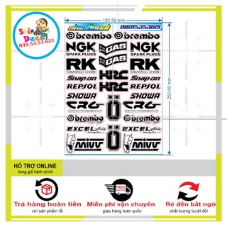Shindecal- logo sticker in decal trong suốt