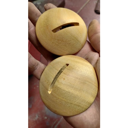 1 đôi] Nắp sáo diều CNC D15-D75 gỗ mít