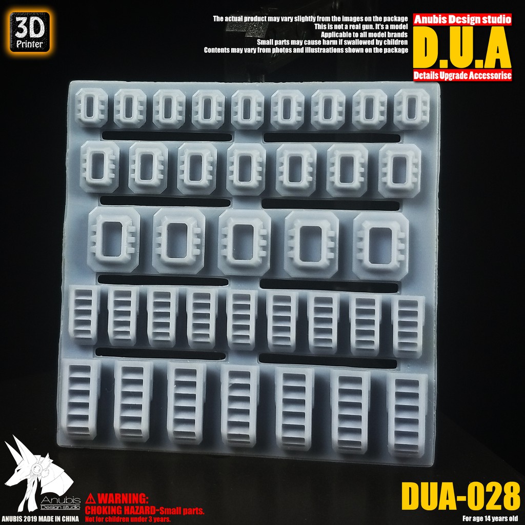 Phụ kiện mod ANUBIS - Chi tiết nhựa mô hình in 3D DUA028