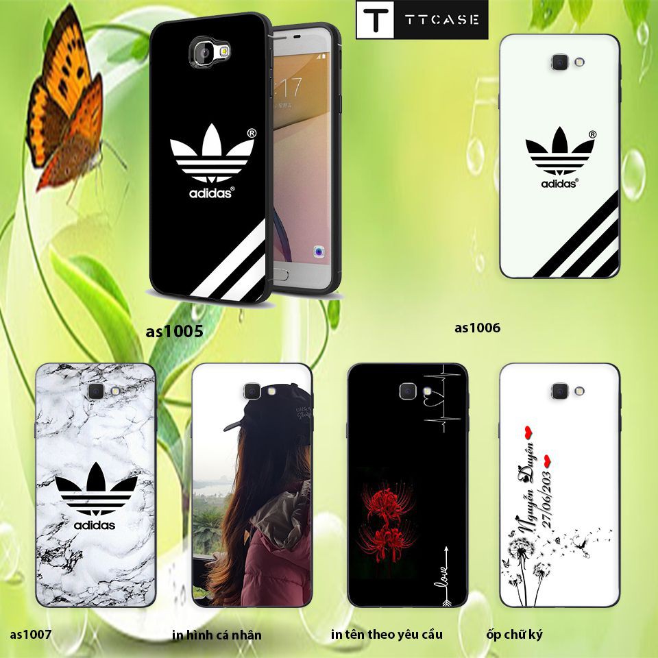 Ốp dẻo Samsung J5 Prime, J7 Prime hình thương hiệu Adidas