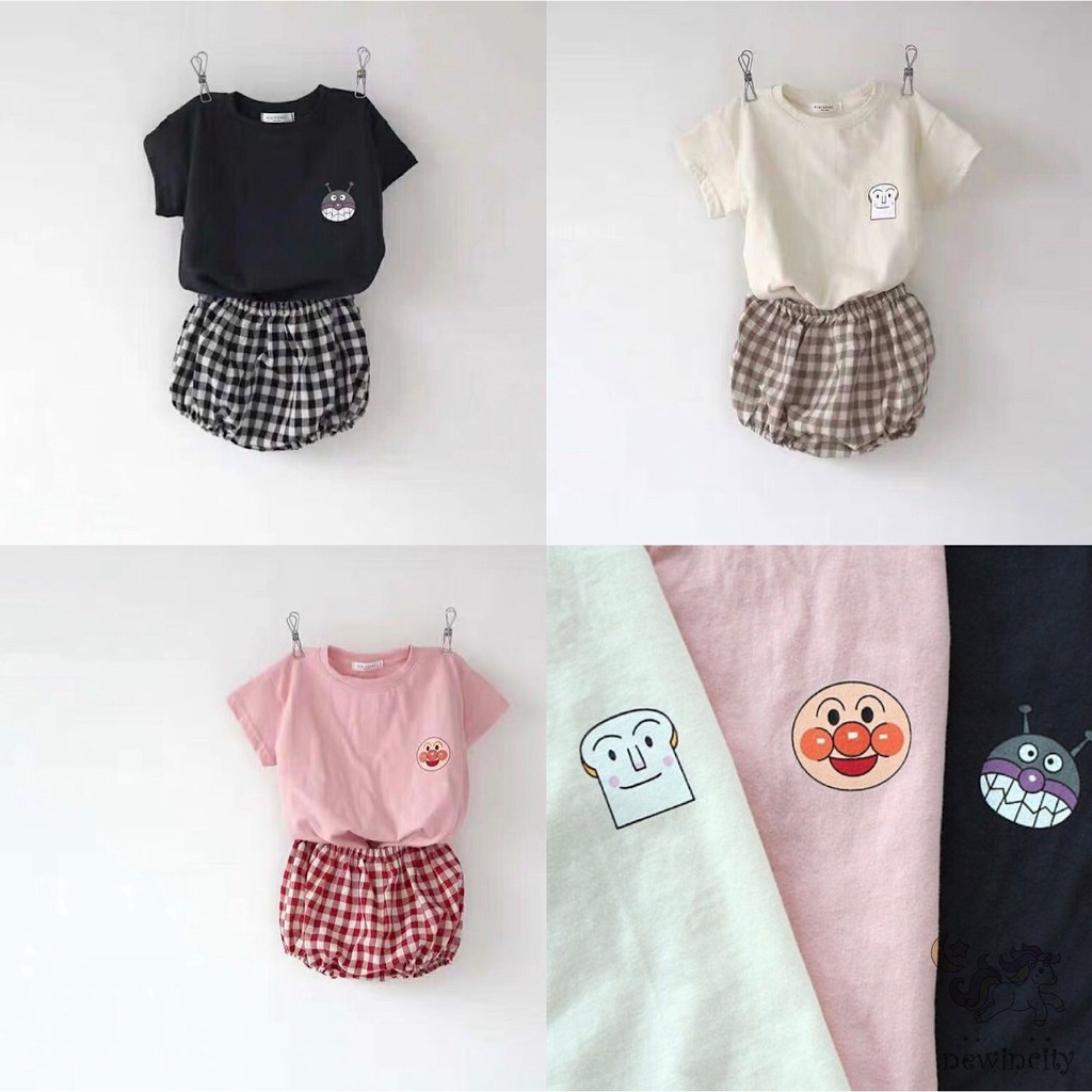 Set Áo Thun Tay Ngắn &amp; Quần Short Cho Bé