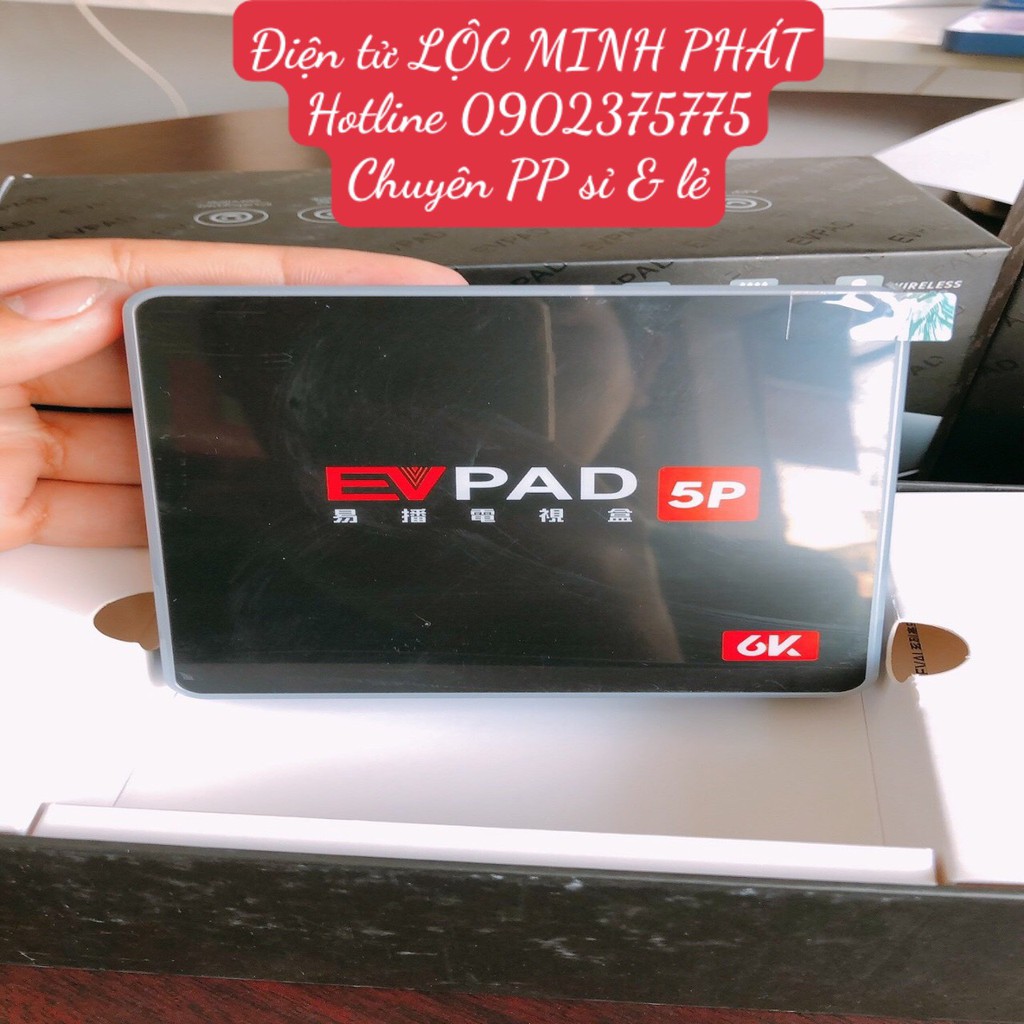 EVPAD 5P 2020 , EVPAD 6S/6P 2021 truyền hình nước ngoài có điều khiển giọng nói EVAI, Ram 4GB, Rom 64 GB