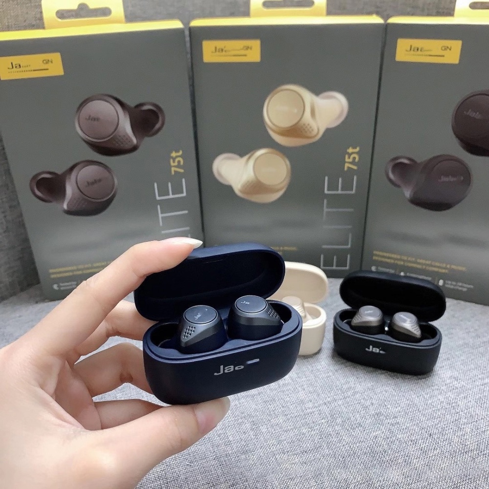 Jabra Elite Hoạt Động 75t Không Dây Bluetooth Tai Nghe Thích Hợp Cho Tất Cả Các Điện Thoại Thông Minh Kết Nối, giảm tiếng ồn Bass Nặng Dolby Surround Hiệu Ứng Âm Thanh Stereo